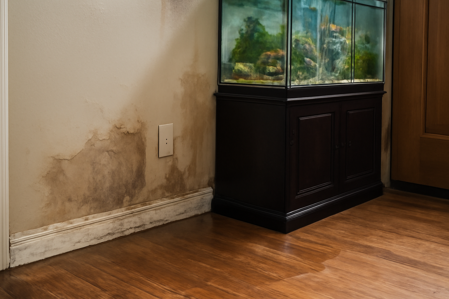 Aquarium Leak Water Removal in Flowing Wells, AZ