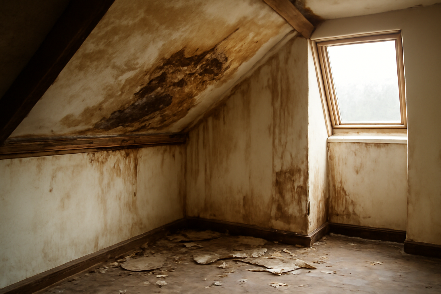 Attic Water Damage Restoration in Flowing Wells, AZ