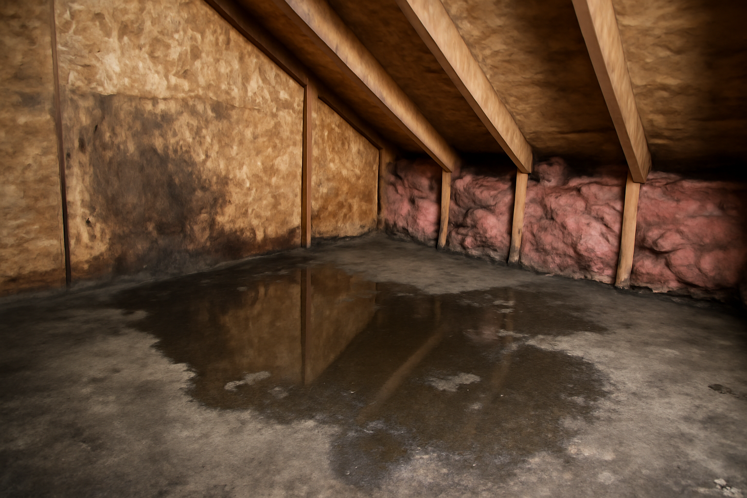 Attic Water Extraction in Flowing Wells, AZ