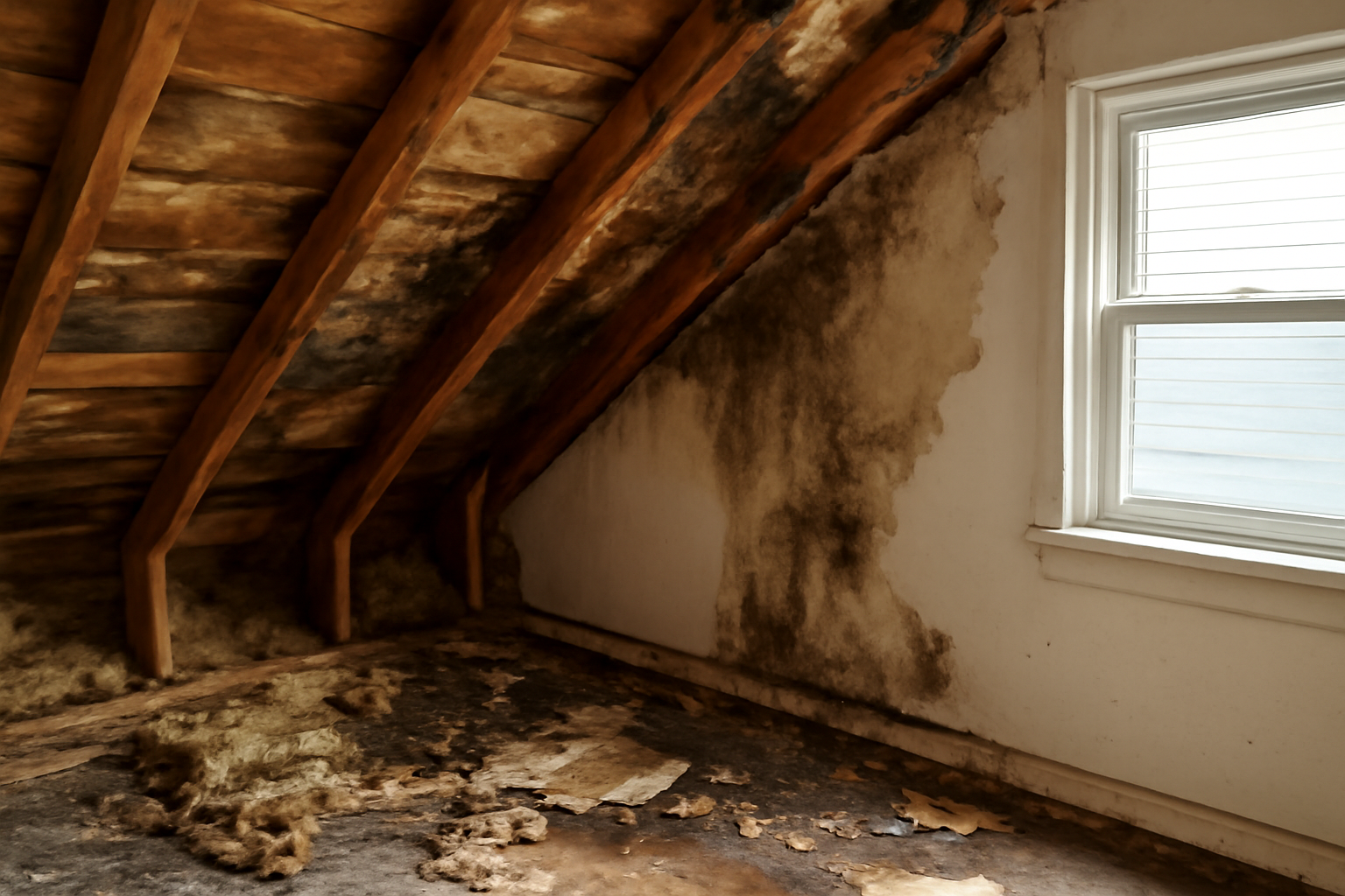 Attic Water Removal in Flowing Wells, AZ