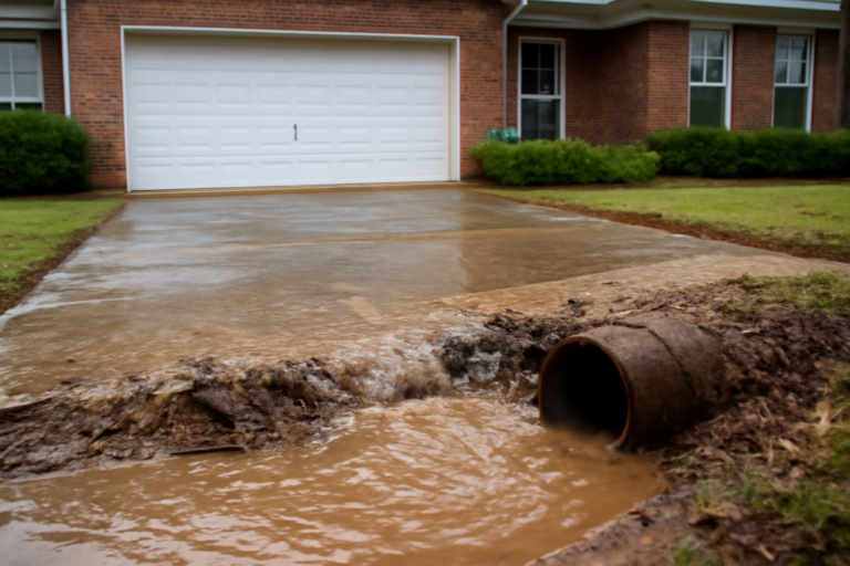 Clogged Drain Water Removal