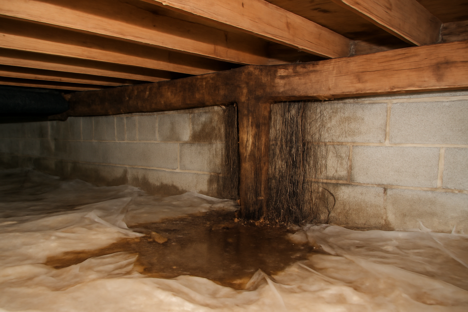 Crawl Space Water Damage Repair in Flowing Wells, AZ