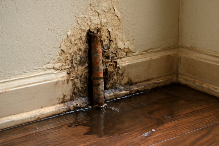 Frozen Pipe Water Removal