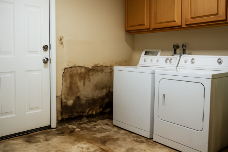 Laundry Room Water Damage Restoration