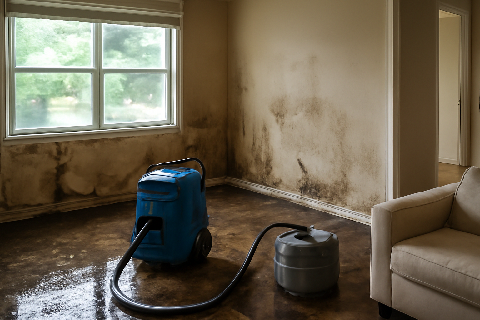 Living Room Water Removal in Flowing Wells, AZ