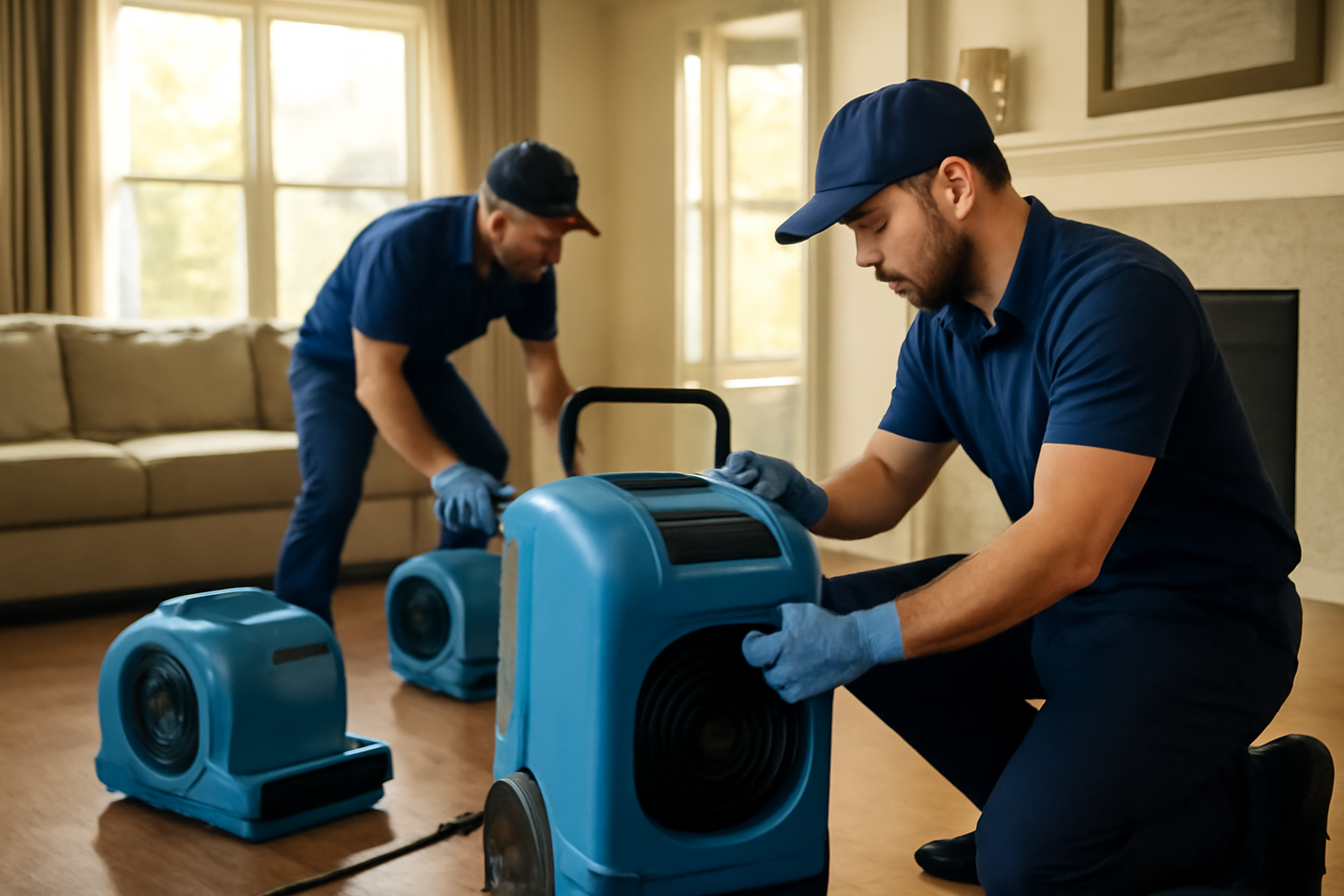 Water damage restoration service