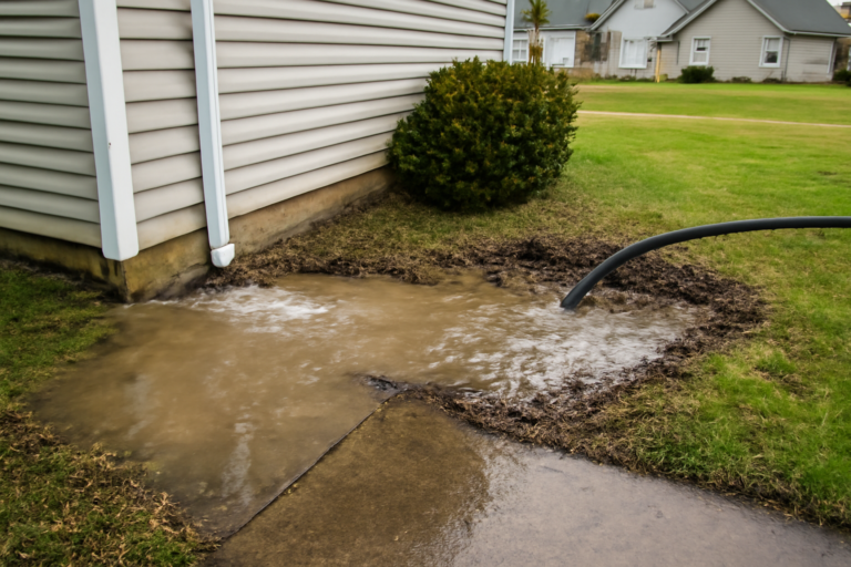 Septic Tank Backup Water Removal