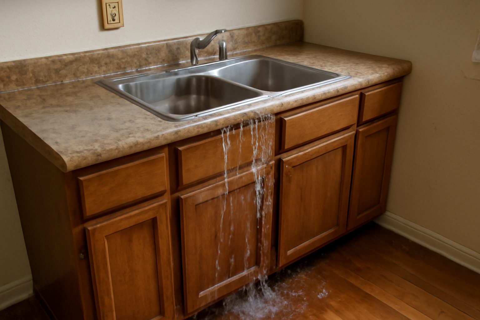 Sink Overflow Water Removal in Flowing Wells, AZ