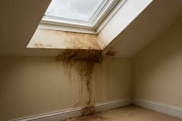Skylight Leak Water Removal
