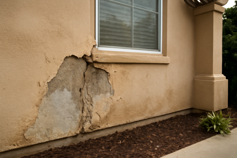 Stucco Water Damage Repair