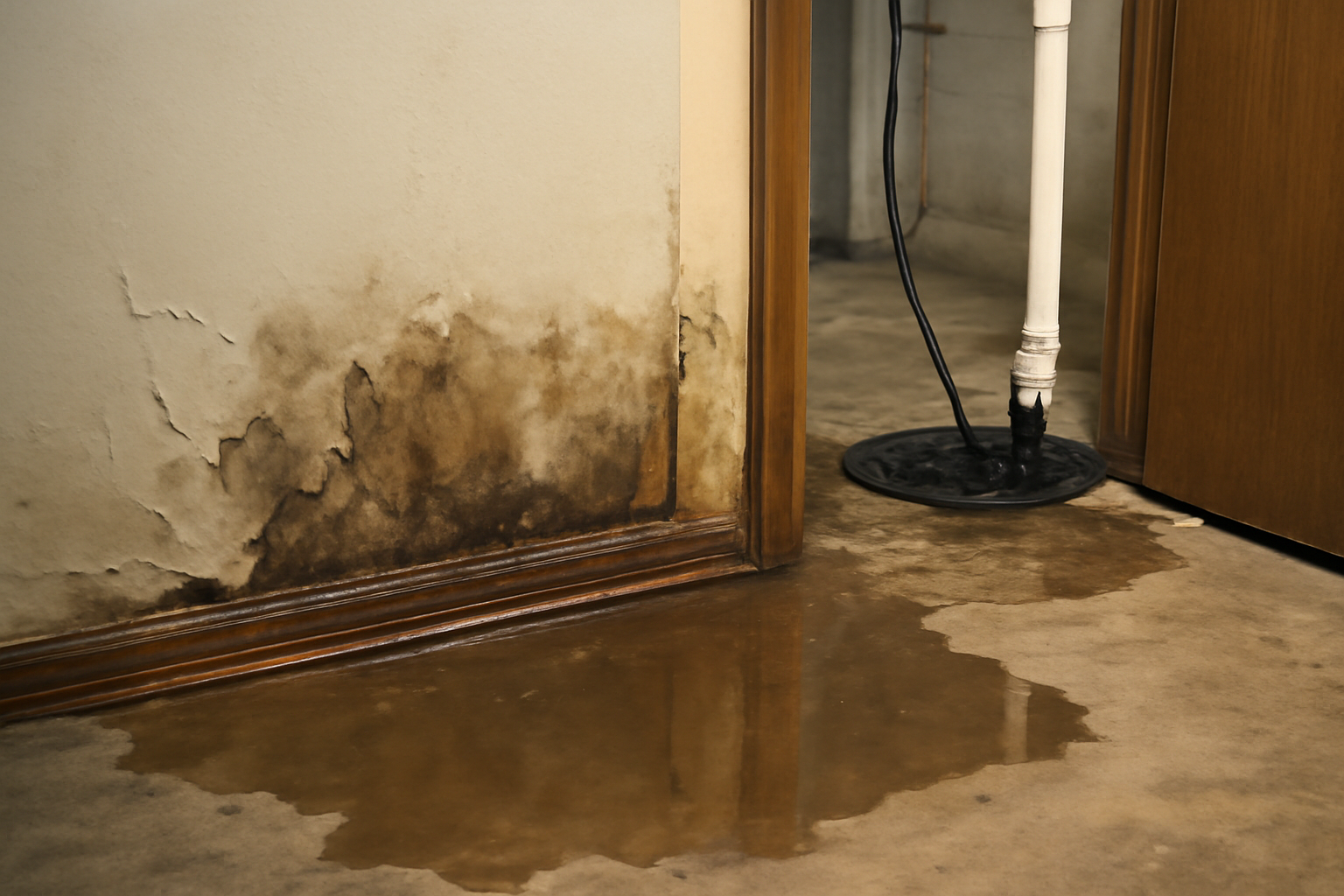 Sump Pump Failure Water Removal in Flowing Wells, AZ