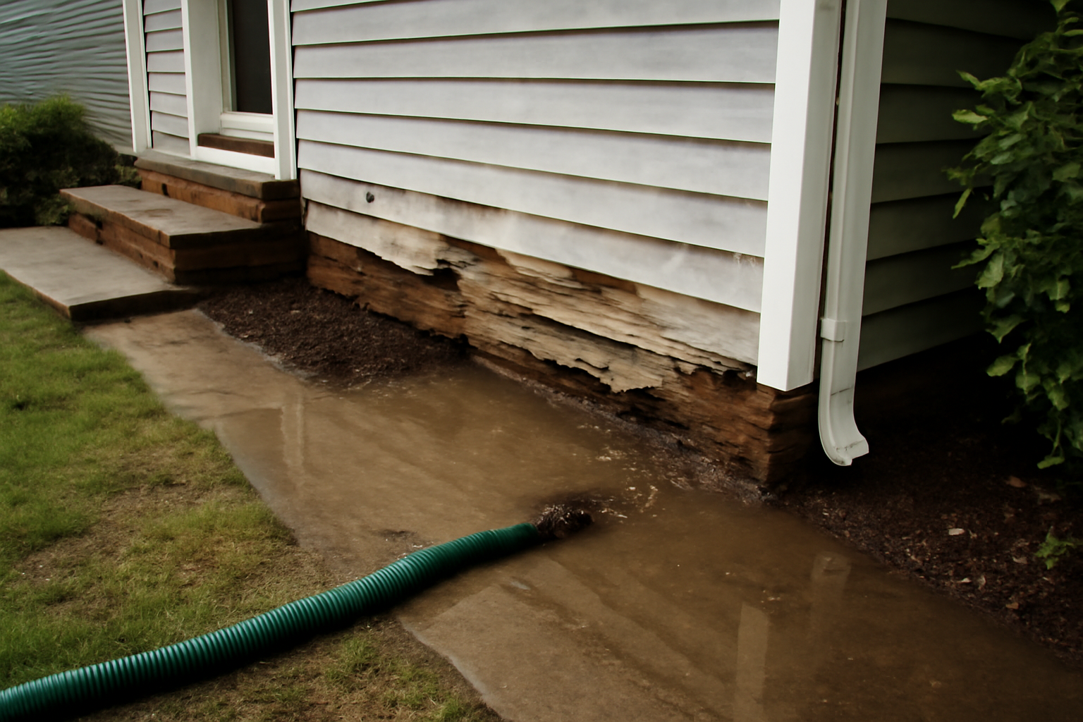Supply Line Break Water Removal in Flowing Wells, AZ
