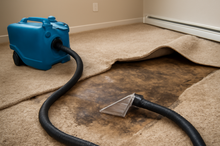 Under Carpet Water Extraction