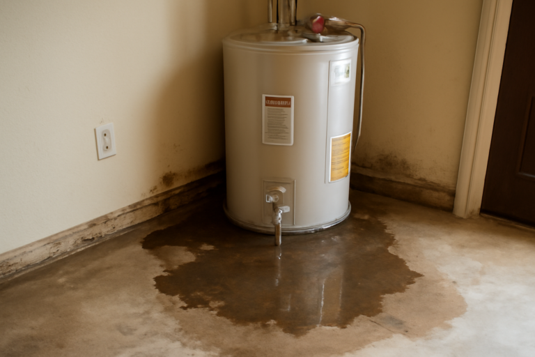 Water Heater Leak Water Removal